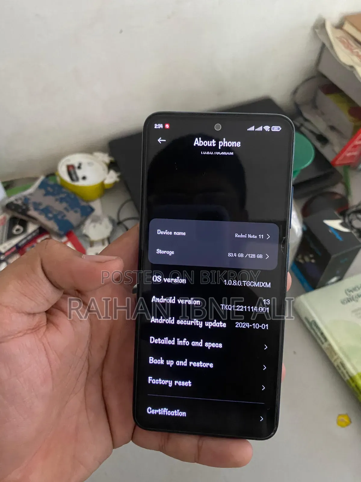 Xiaomi Redmi Note 11 128 GB Purple