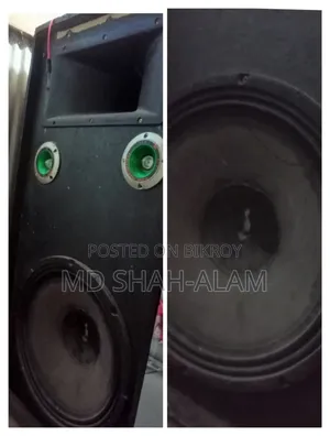 Amplifier and 15-inch Speaker + 1 Large + 2 RGB Tweeters