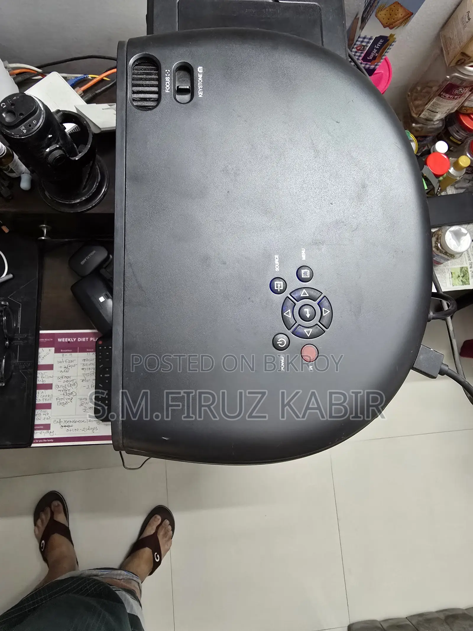 Cheerlux Cl760 3200 Lumens Projector With Built-in Tv Card