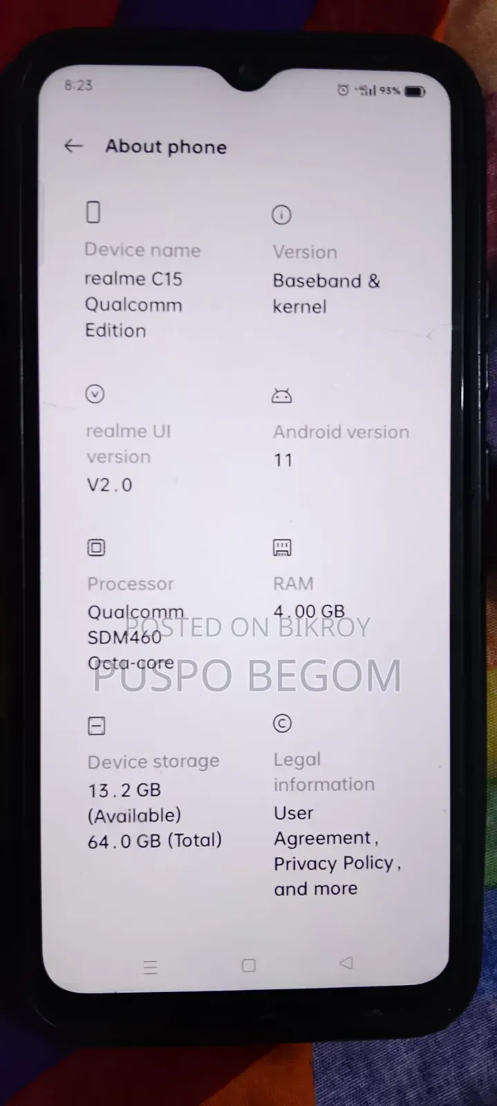 Realme C15 Qualcomm Edition 64 GB Blue