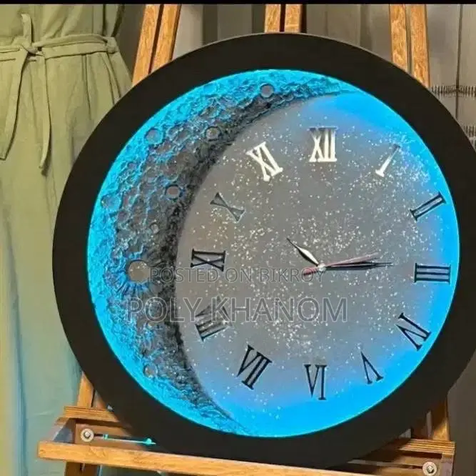 Moon Light Mirror And Moon Clock