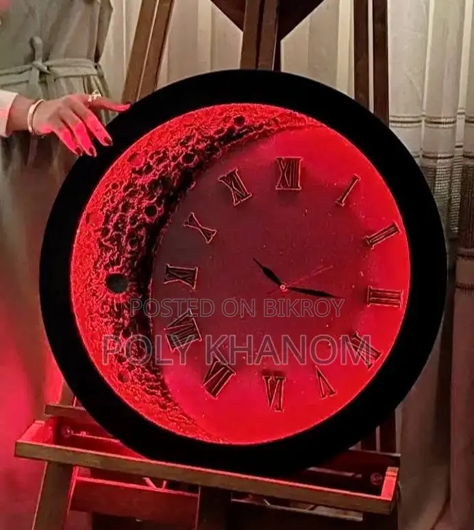 Moon Light Mirror And Moon Clock