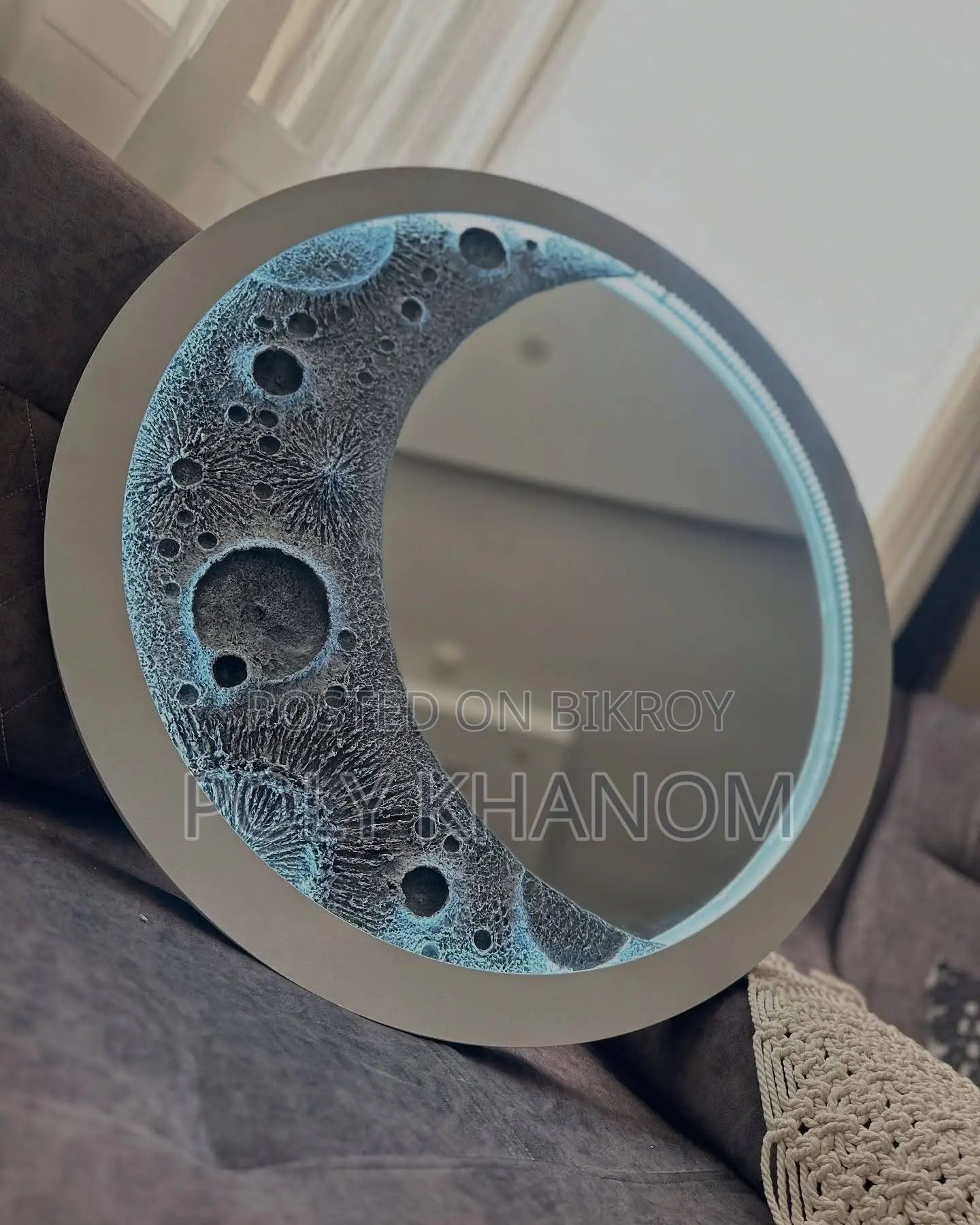 Moon Light Mirror And Moon Clock