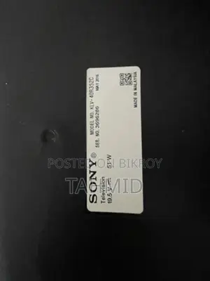 Sony Tv Model:Kl v-40r352c