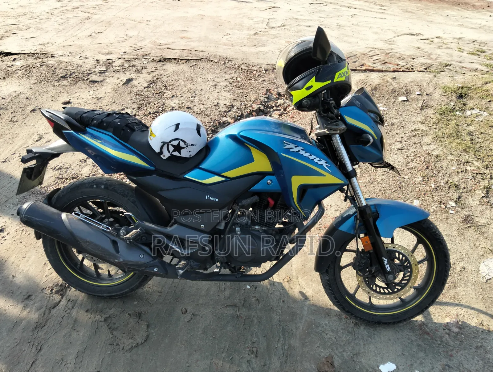 Hero Hero Hunk 150R Dual Disc ABS 2022 Blue