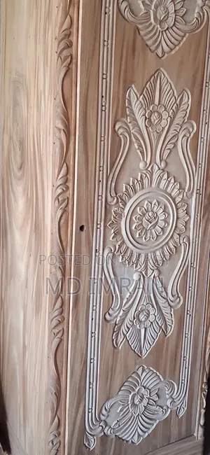 Koroi wood royal design one-door wardrobe, available to view without polish