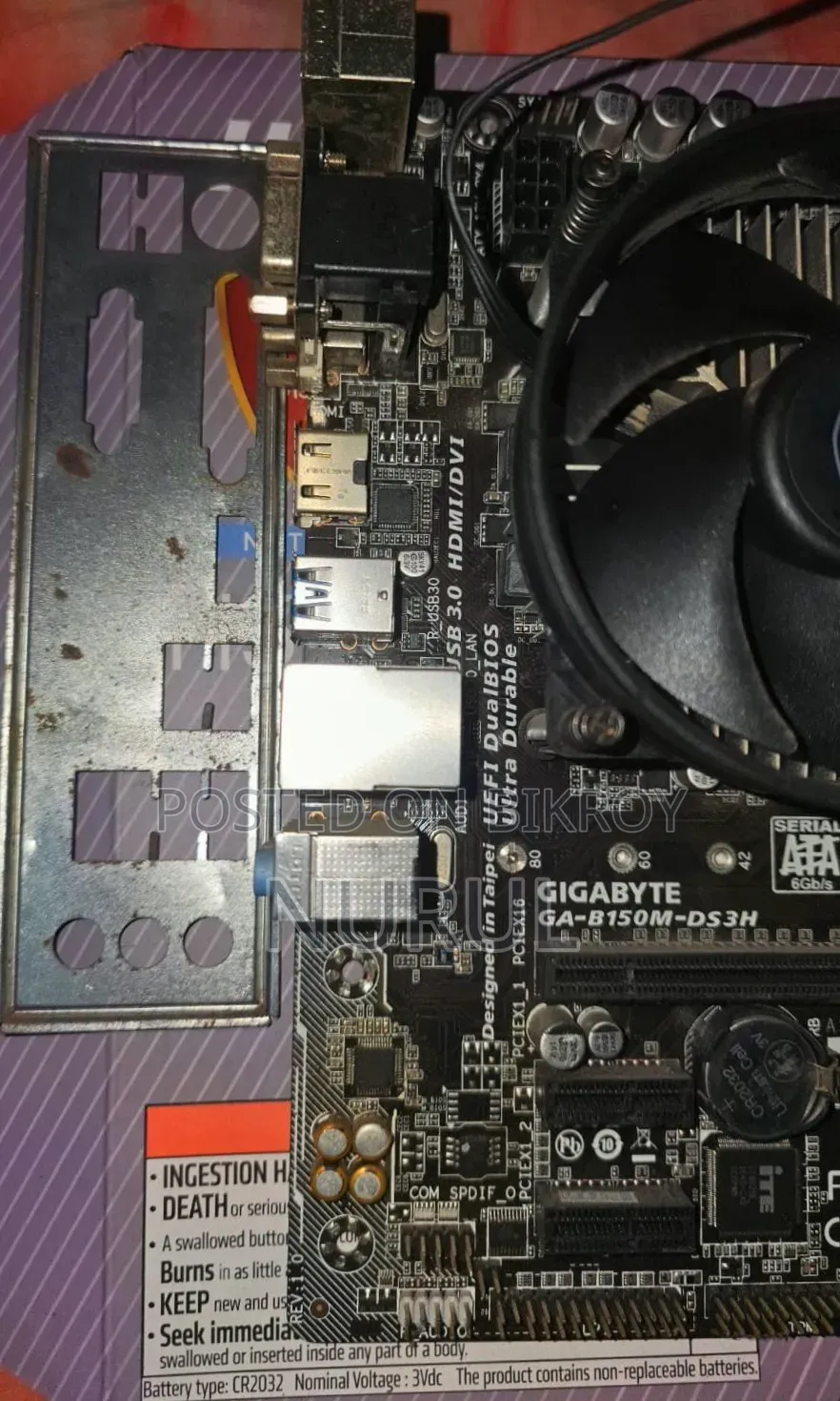 Intel Core i3-6100, Gigabyte B150 DS3H