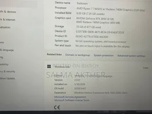 New Laptop HP Victus 15 8GB Intel Core I7 HDD+SSD 500GB