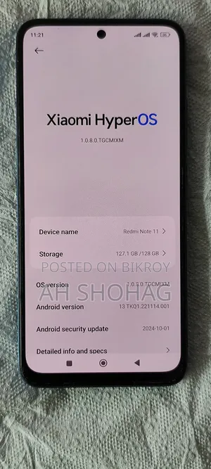 Xiaomi Redmi Note 11 128 GB Blue