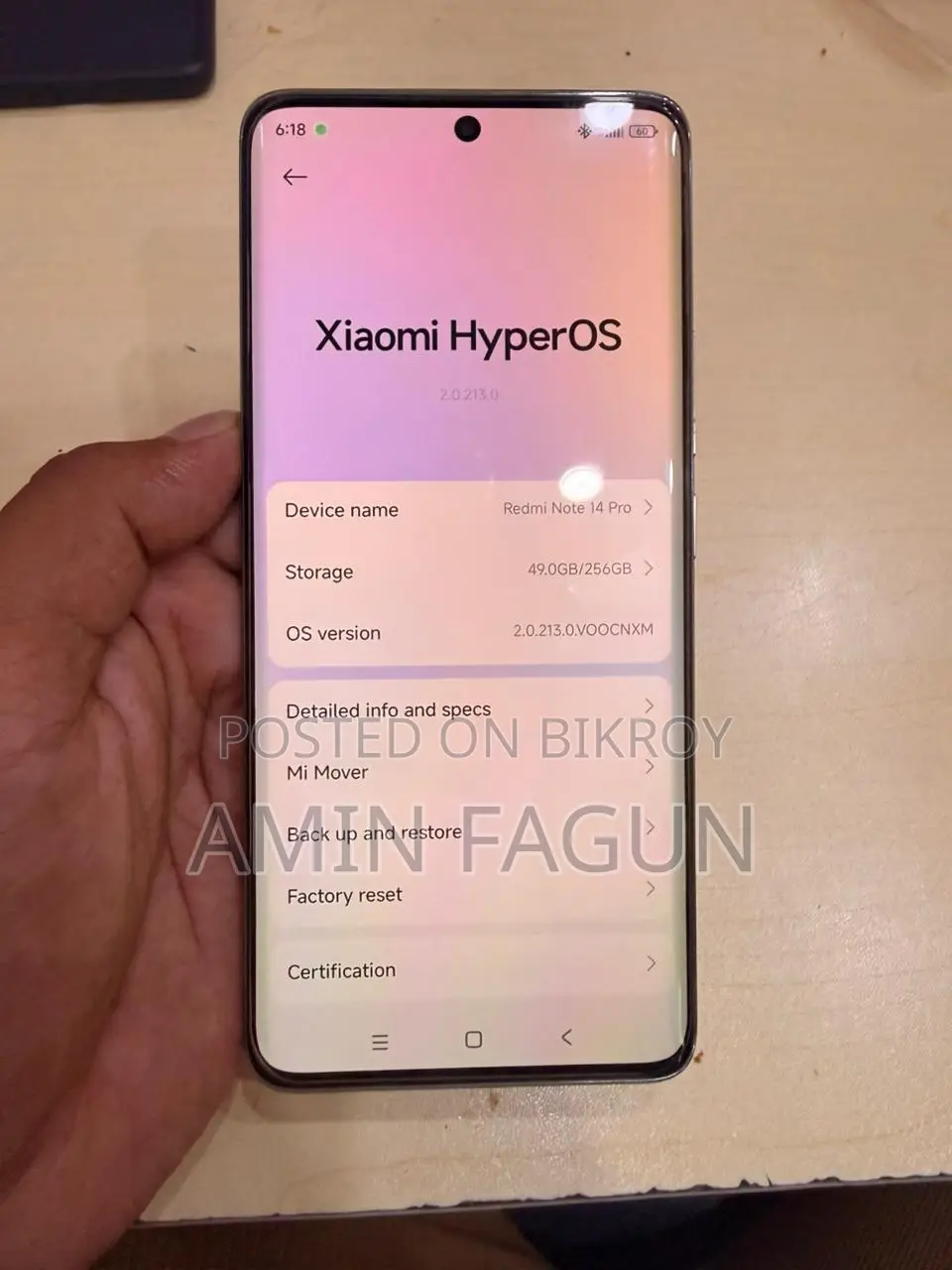 Xiaomi Redmi Note 14 Pro 5G 256 GB White