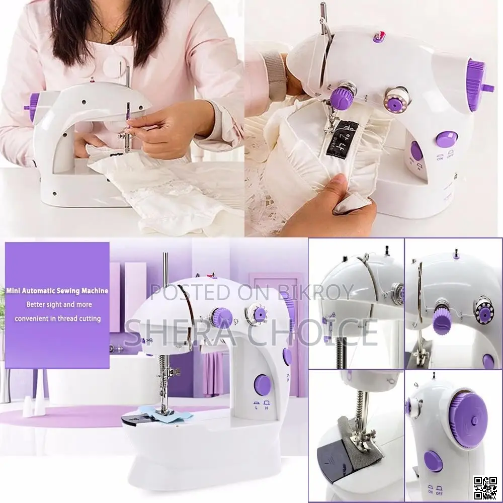 Mini Sewing Machine, Portable Mini Sewing with Foot Pedal, Electric Machine