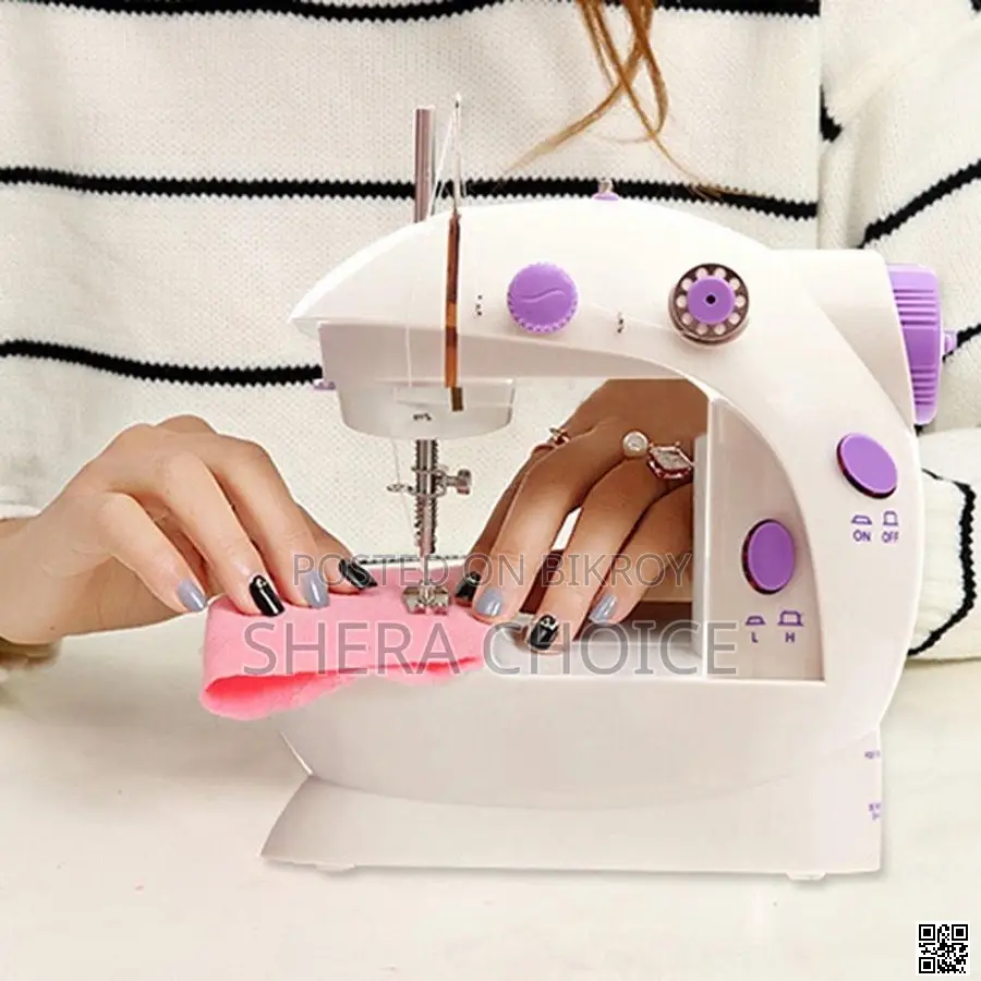 Mini Sewing Machine, Portable Mini Sewing with Foot Pedal, Electric Machine