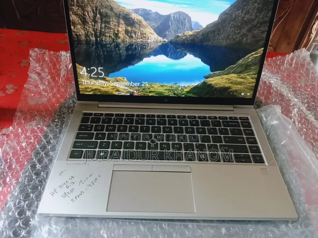 নতুন ল্যাপটপ HP EliteBook 845 G7 8GB AMD Ryzen 7 SSD 256GB