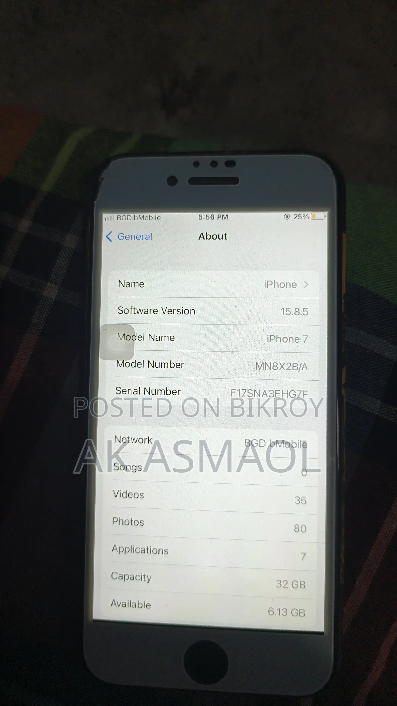 New Apple iPhone 7 32 GB Black
