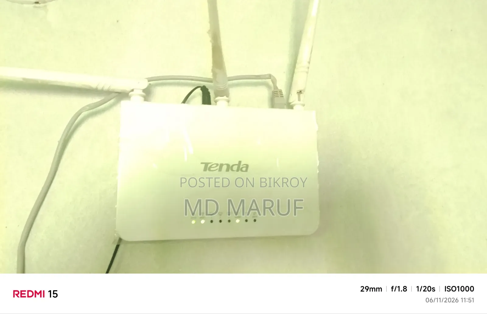 Tenda Router and ONU