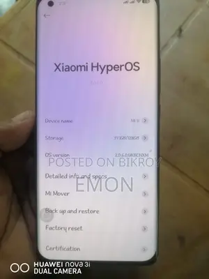 শাওমি মি ১১ ১২৮ জিবি কালো