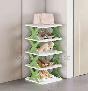 5-Layer X-Design Multifunctional Shoe Rack