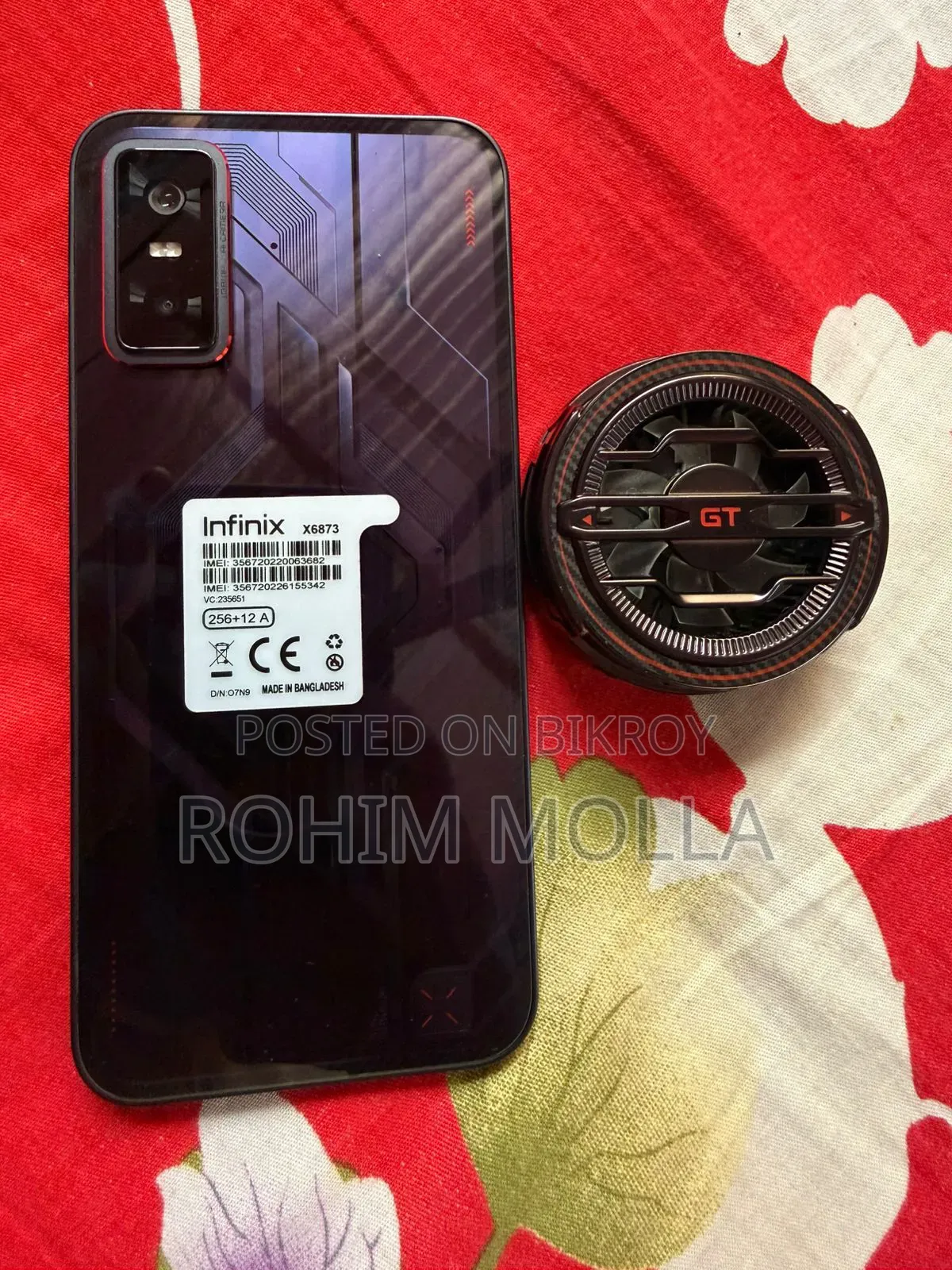 Infinix GT 30 Pro 256 GB Black