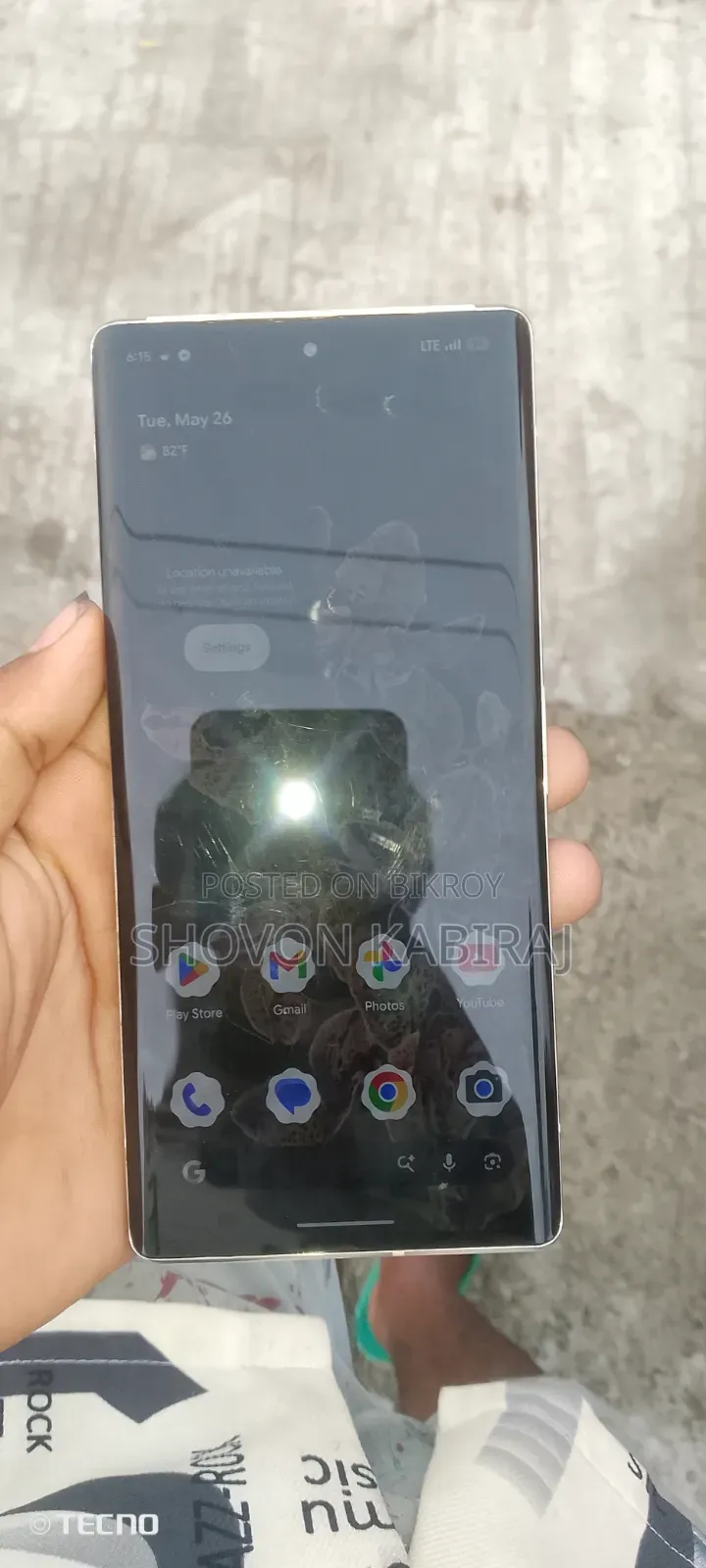 নিউ গুগল পিক্সেল ৬ প্রো ১২৮ জিবি রোজ গোল্ড