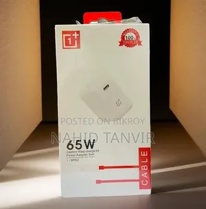 ওয়ান প্লাস ৬৫ ওয়াট র‍্যাপ চার্জার টাইপ সি টু টাইপ সি ক্যাশ অন ডেলিভারি