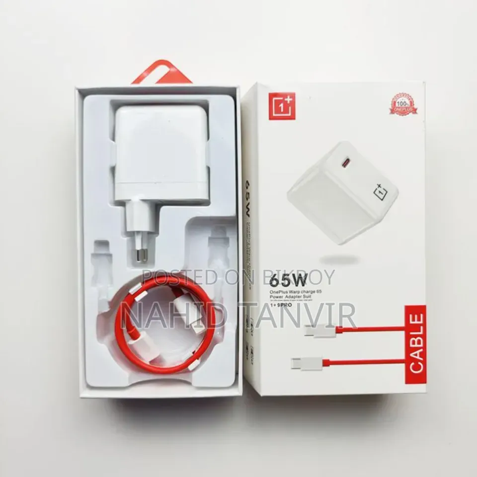 One Plus 65w Wrap Charger Type C to Type C Cash on Delivery