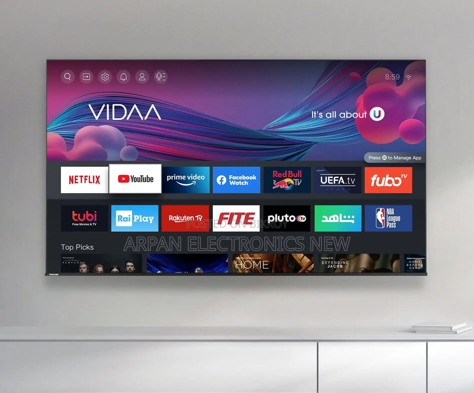 Android 43" Inch Smart LED HD (Sony Plus TV)