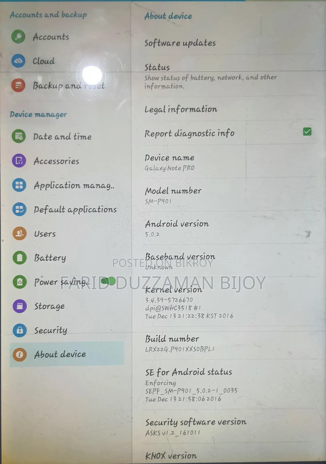 Samsung Galaxy Note Pro 12.2 LTE 32 GB Black