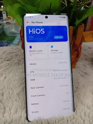 Tecno Camon 40 Pro 5G 256 GB Gray