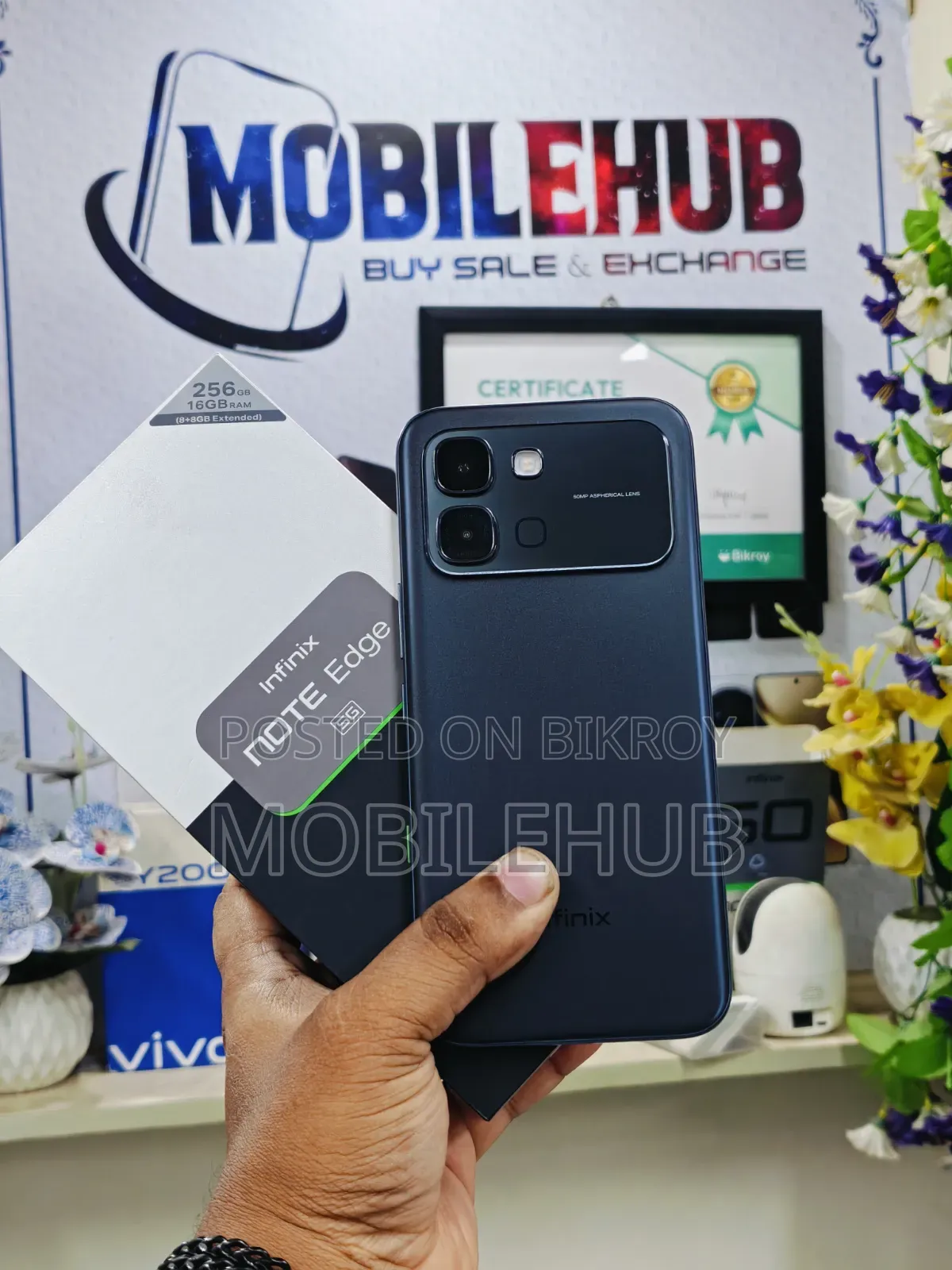 New Infinix Note Edge 256 GB Black