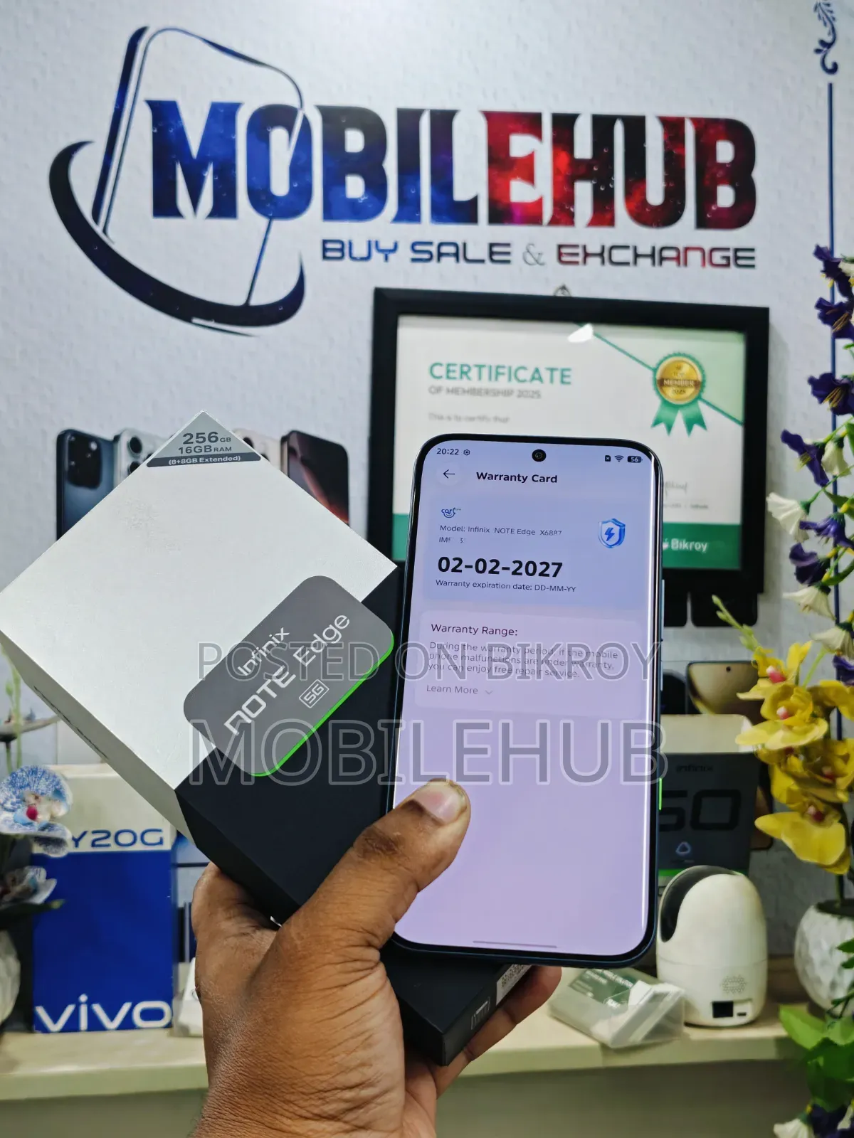 New Infinix Note Edge 256 GB Black