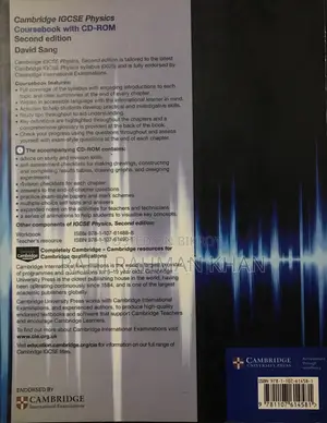 Cambridge Igcse Physics Course Book Second Edition David Sang
