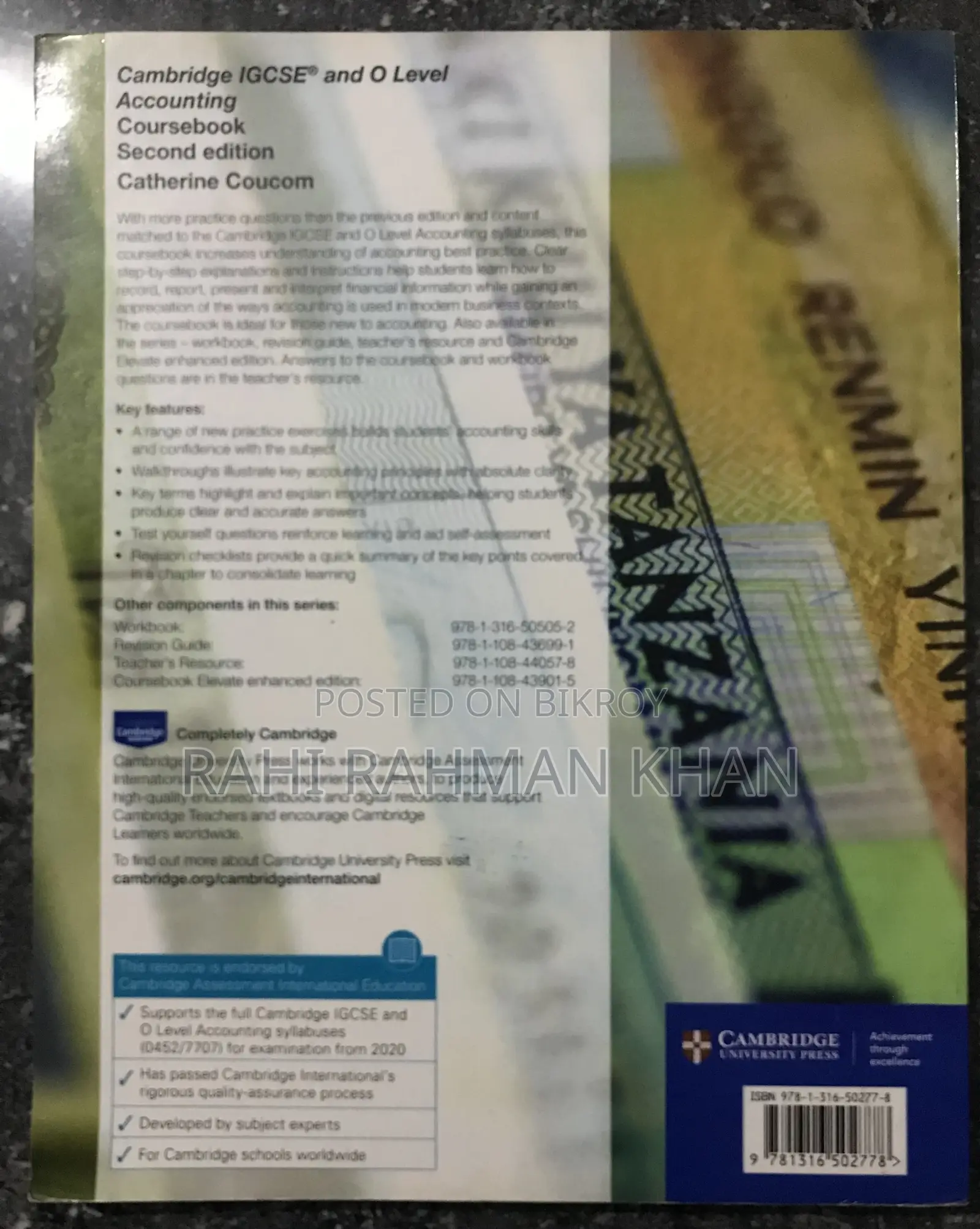 Cambridge Igcse and O Level Accounting Course Book Second Edition