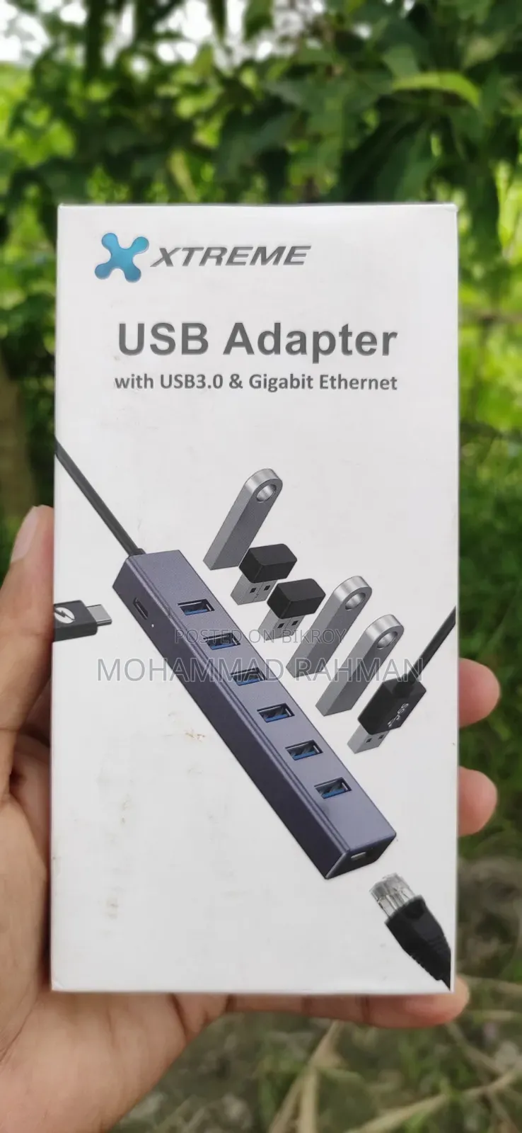Xtreme Type-c Male To 6 Usb 3.0 Female With Single Type-c & Lan