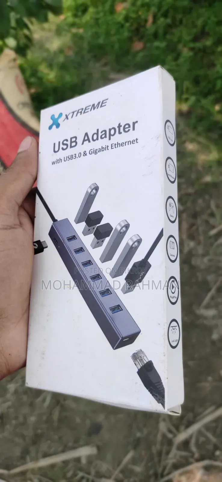 Xtreme Type-c Male To 6 Usb 3.0 Female With Single Type-c & Lan