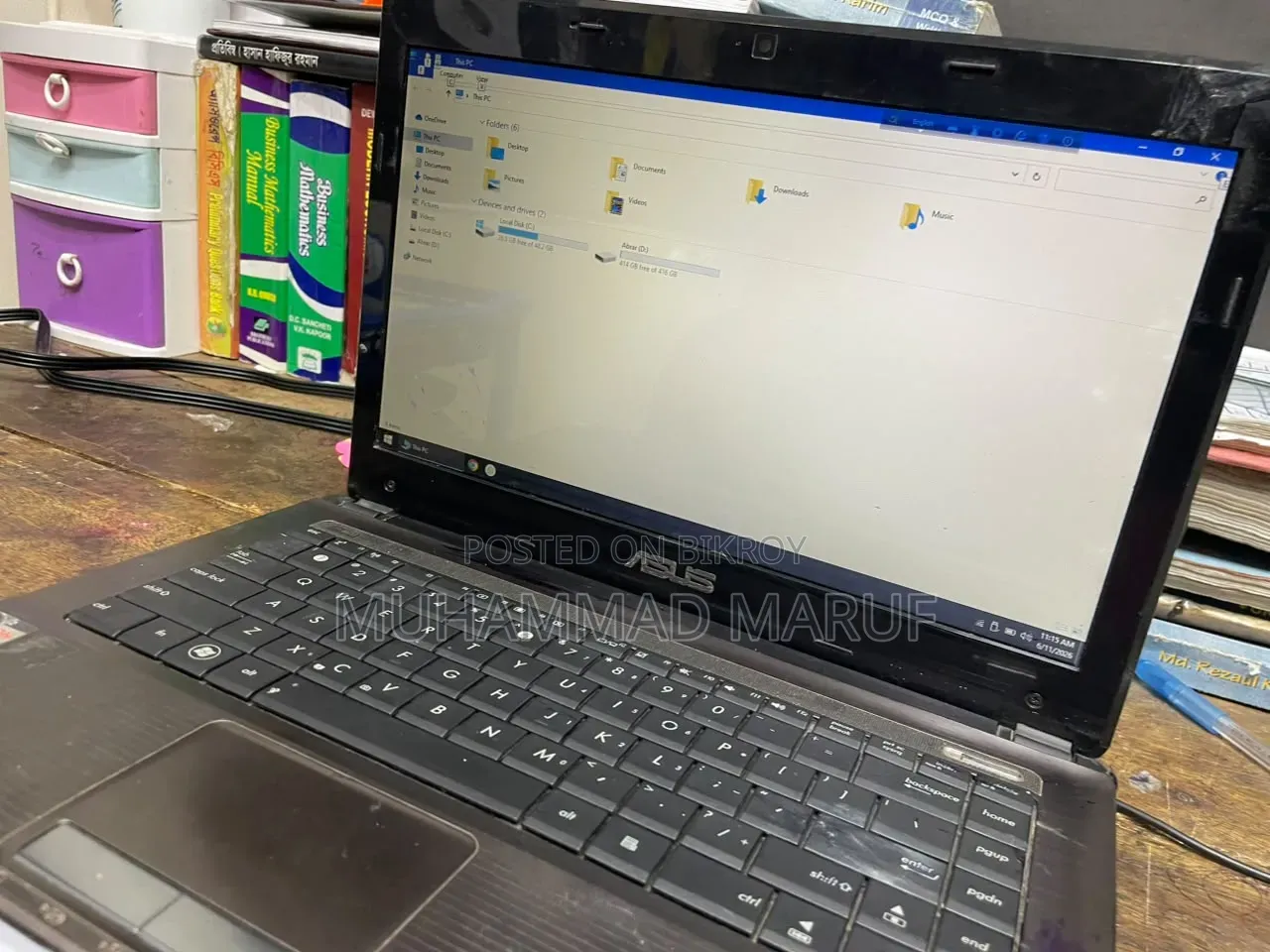 Laptop Asus 4GB AMD HDD 500GB