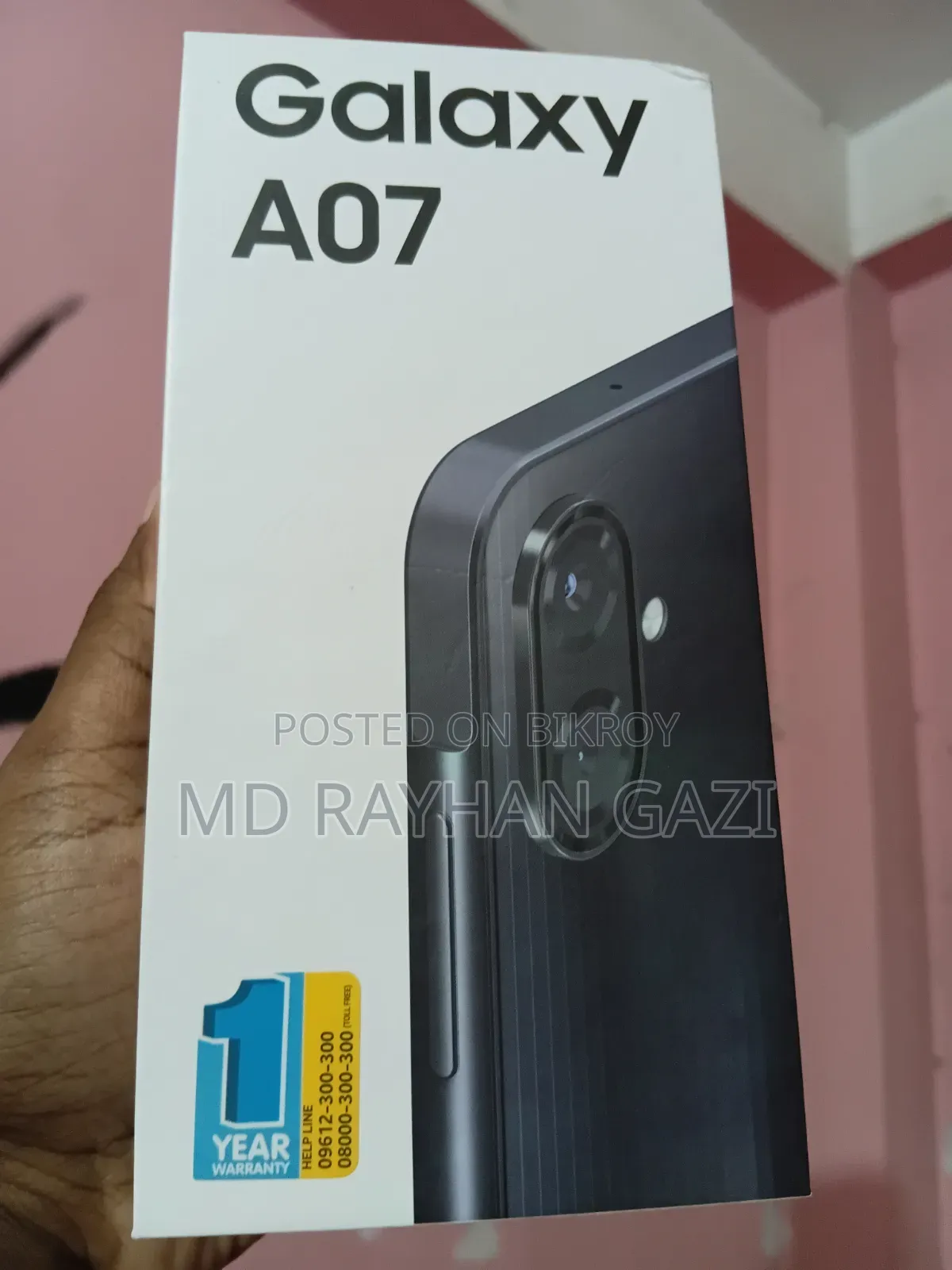 New Samsung Galaxy A07 5G 128 GB Black