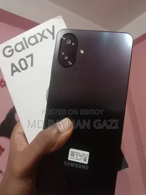 New Samsung Galaxy A07 5G 128 GB Black