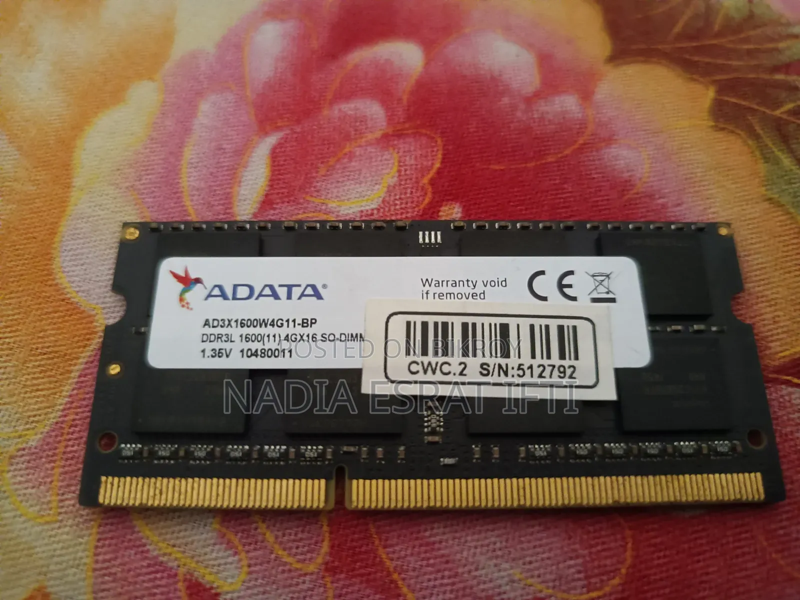 Laptop RAM 4GB