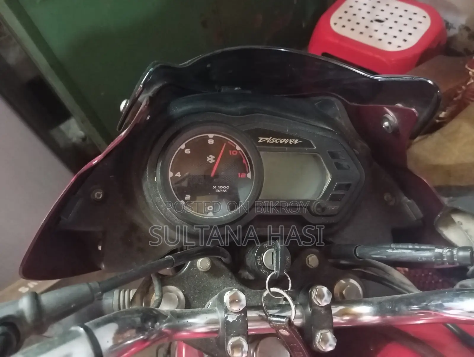 Bajaj Discover 125 2019 Red