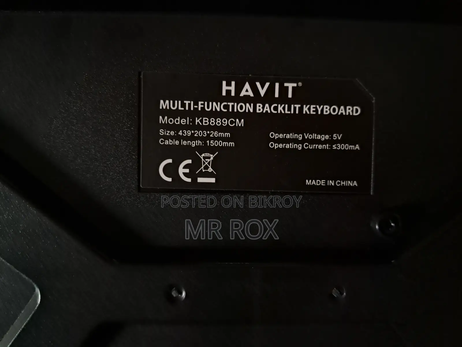 Havit Keyboard (Kb889 Cm)