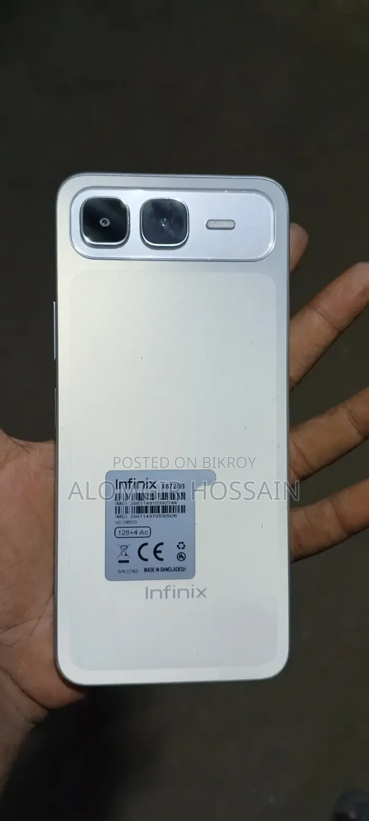 Infinix Smart 10 Plus 128 GB Silver