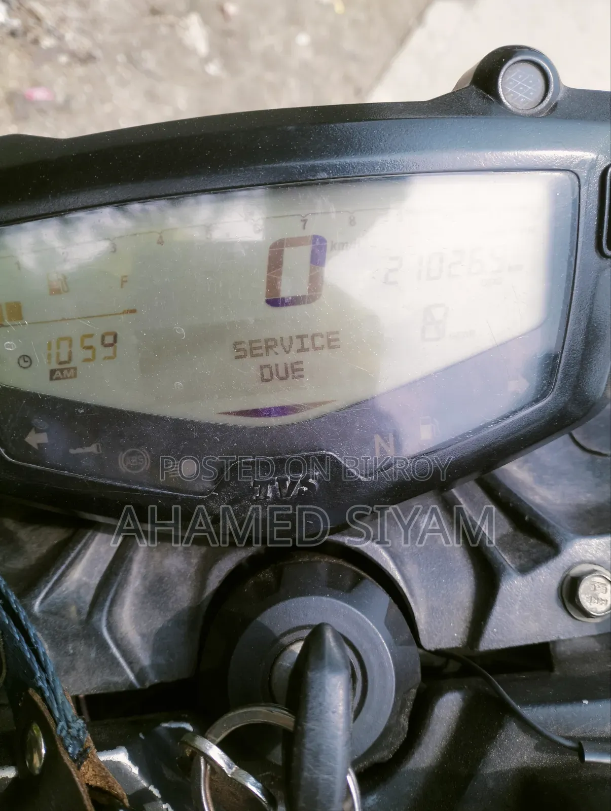 TVS Apache RTR 160 4V 2023 Blue