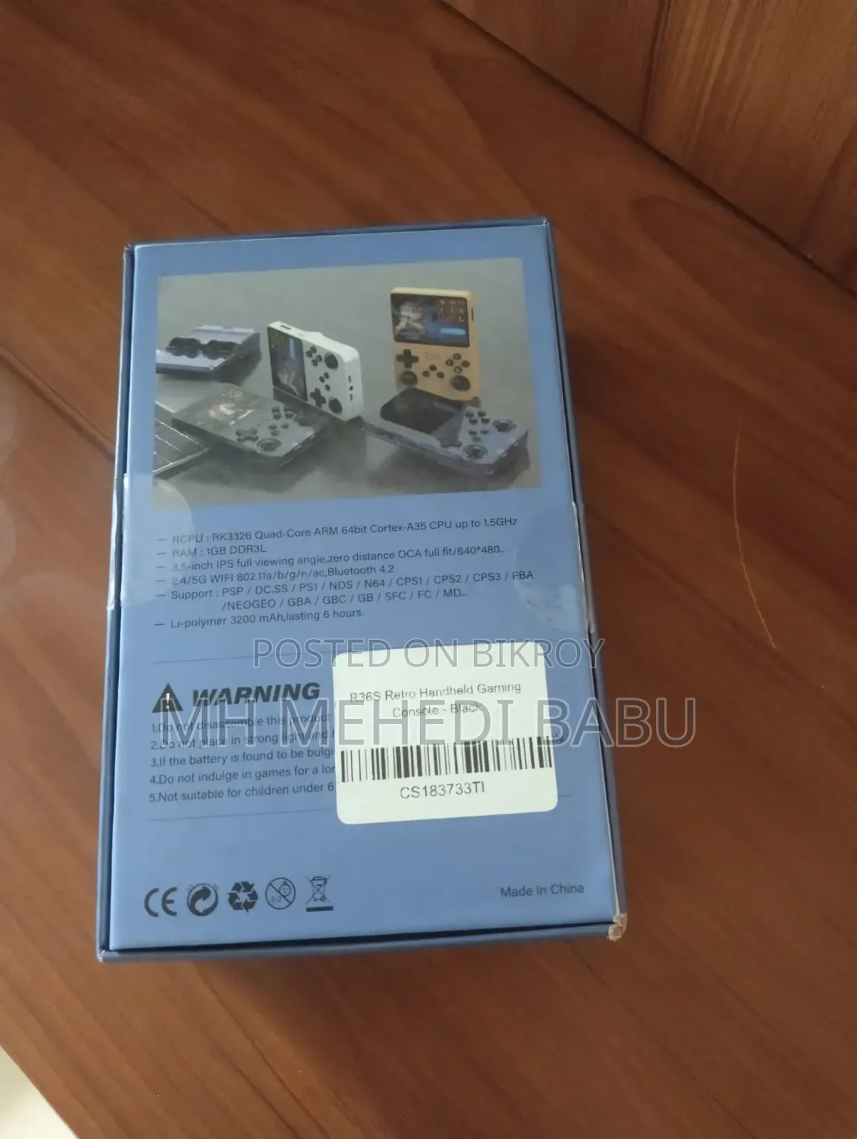 Game Console R36s Retro Handheld Gaming Console