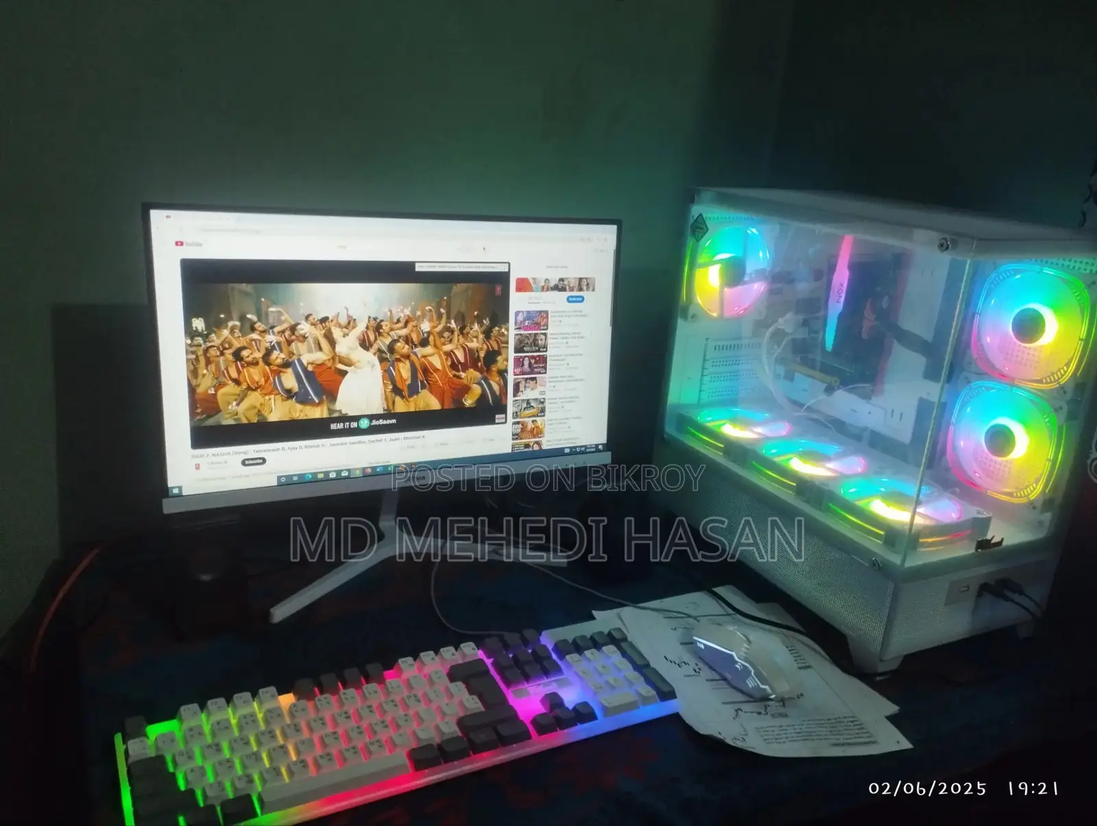 Desktop Computer HP 290 G4 All-in-One 8GB Intel Core I5 SSD 256GB