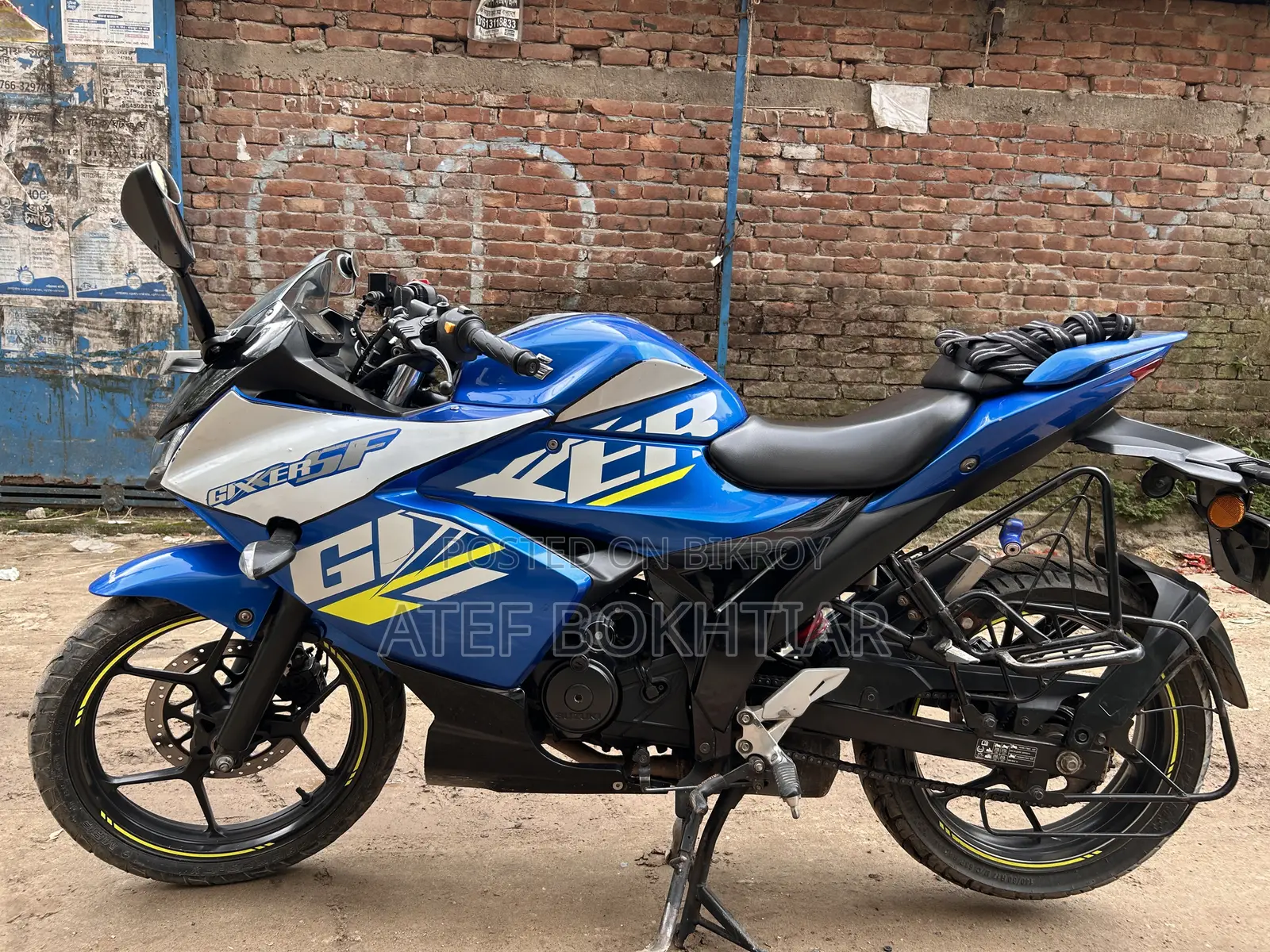 Suzuki Gixxer SF FI 2021 Blue
