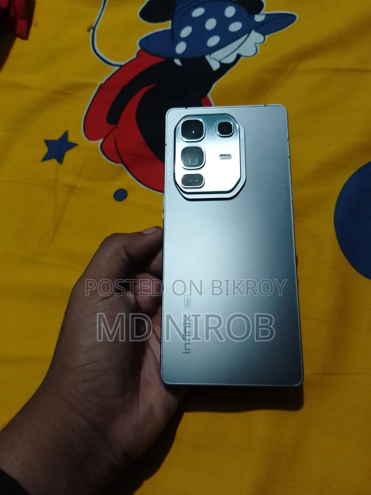 ইনফিনিক্স নোট ৫০ প্রো+ ২৫৬ জিবি সিলভার
