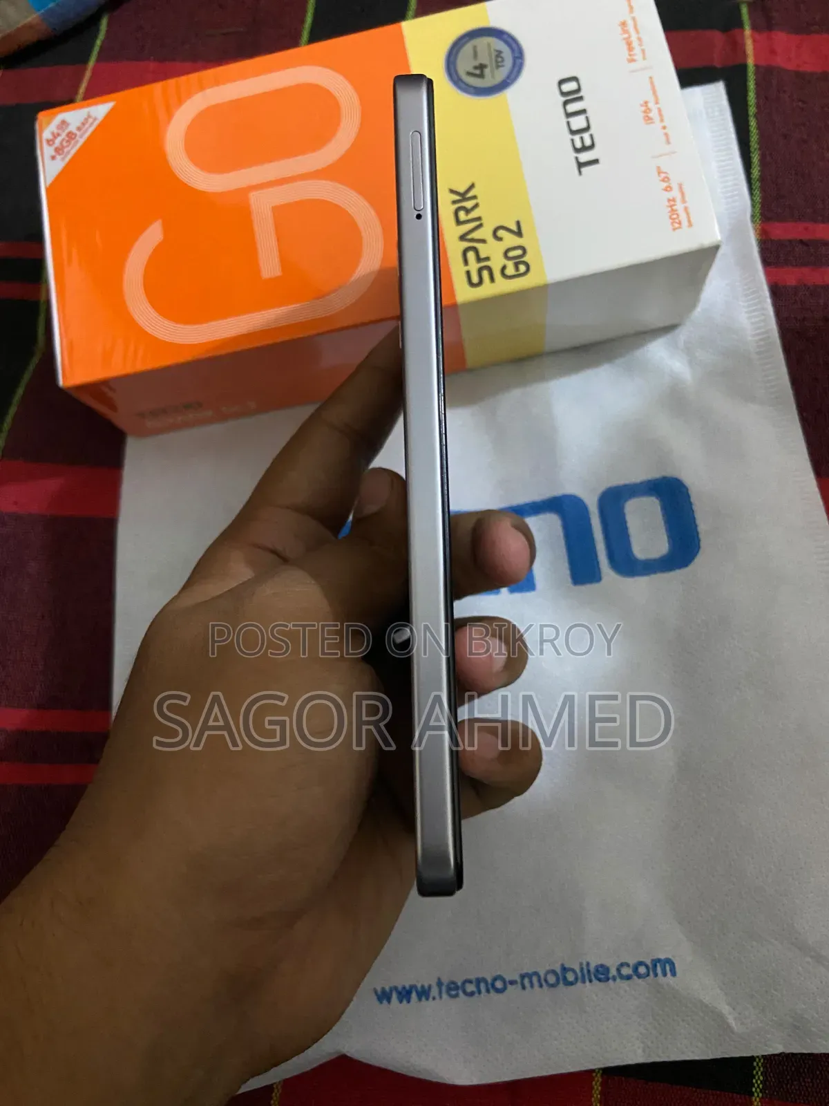 Tecno Spark Go 64 GB Silver