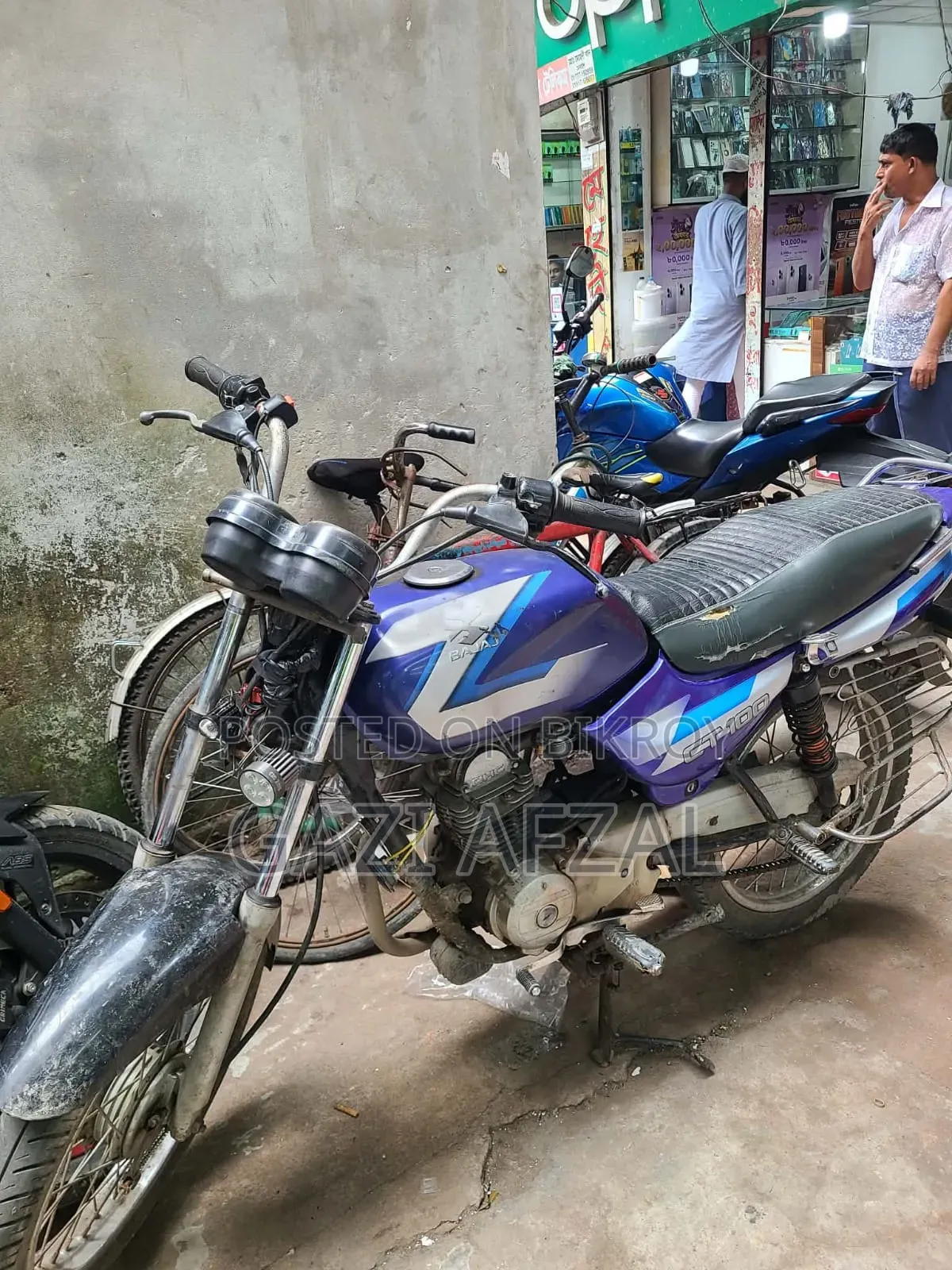 Bajaj CT 100 2015 Blue