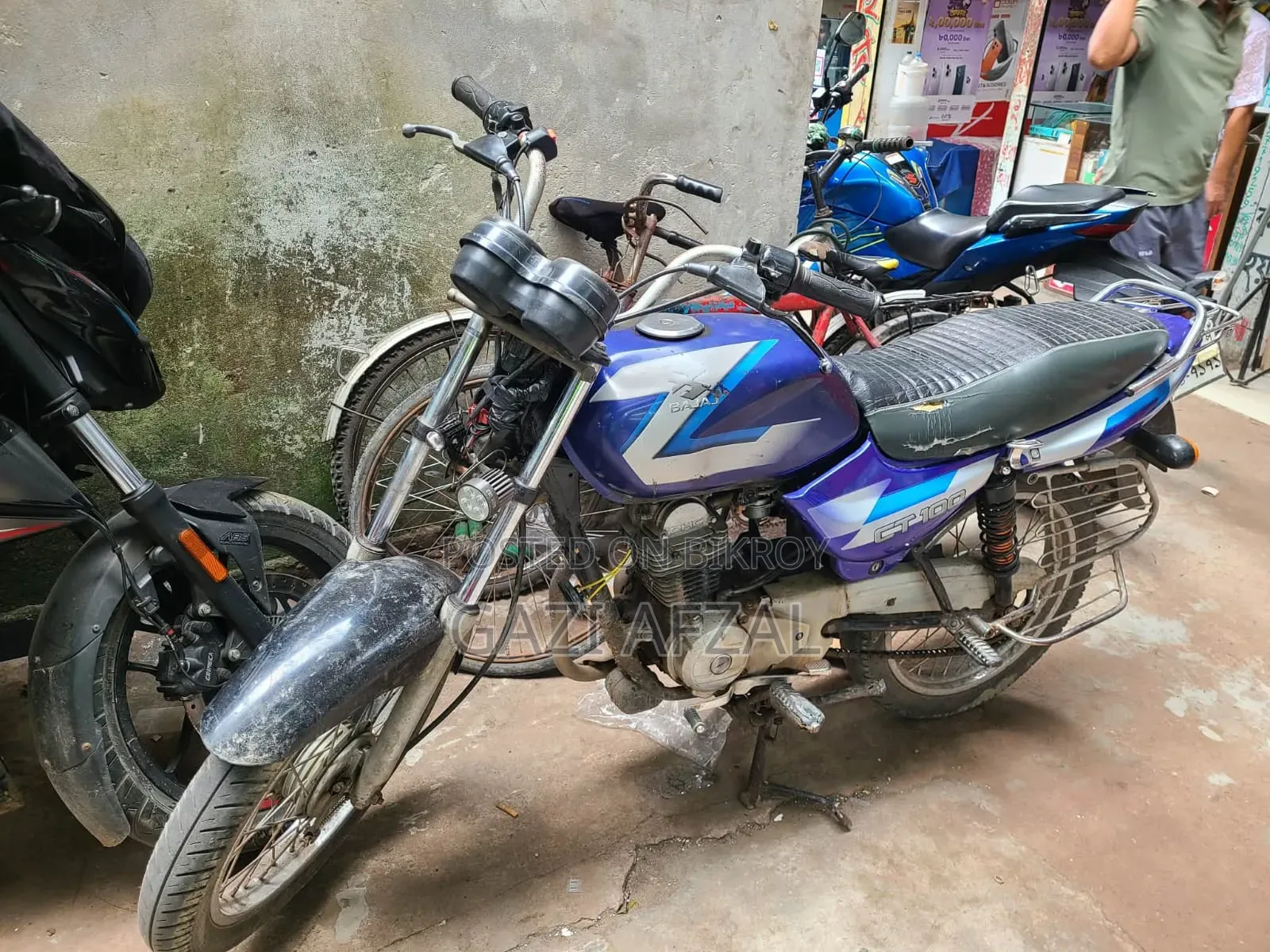 Bajaj CT 100 2015 Blue