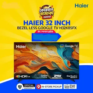 Haier H32k85fx 32" DLED HD Google TV (EMI Available)